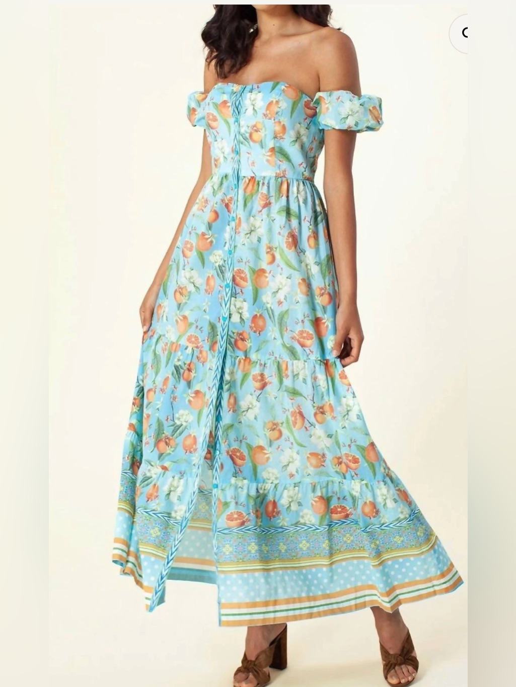 Hale Bob Summer Print Orange Designs Nwt